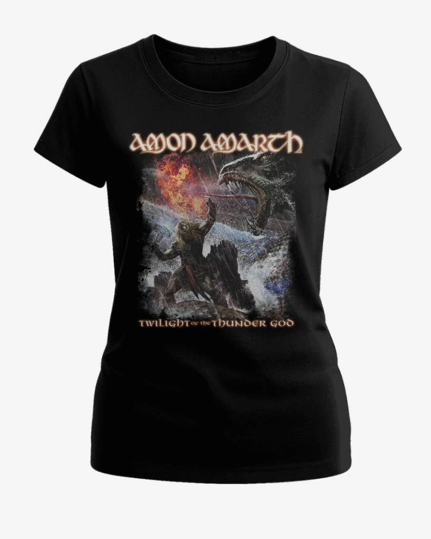 Polera de Mujer Negro de Twilight of the Thunder God