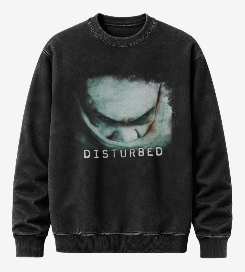 Poleron Polo Acid Wash Negro de The Sickness