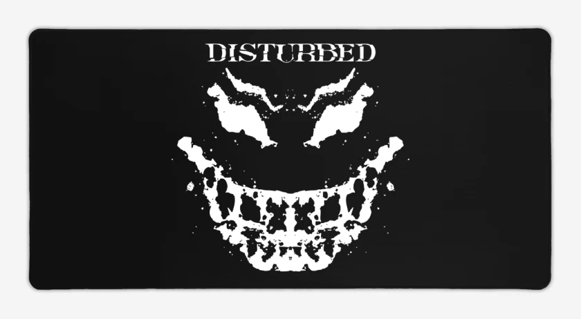 Mouse pad Gamer Negro de Disturbed