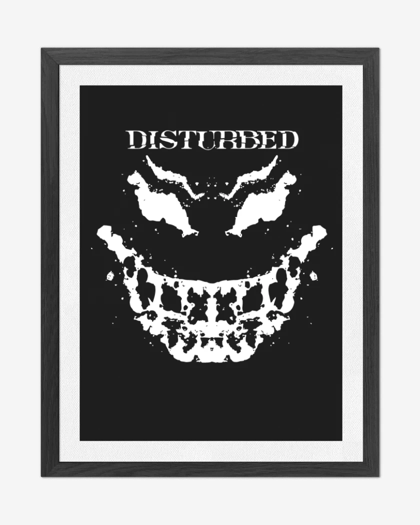 Cuadro decorativo Negro de Disturbed