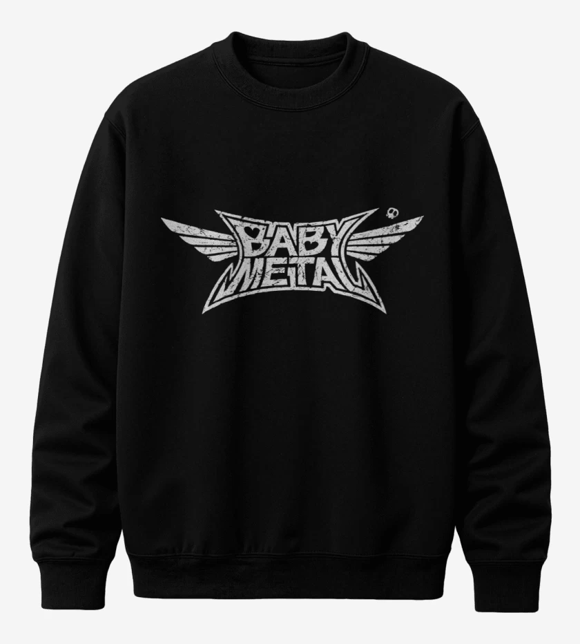 Poleron polo Negro de Babymetal Logo