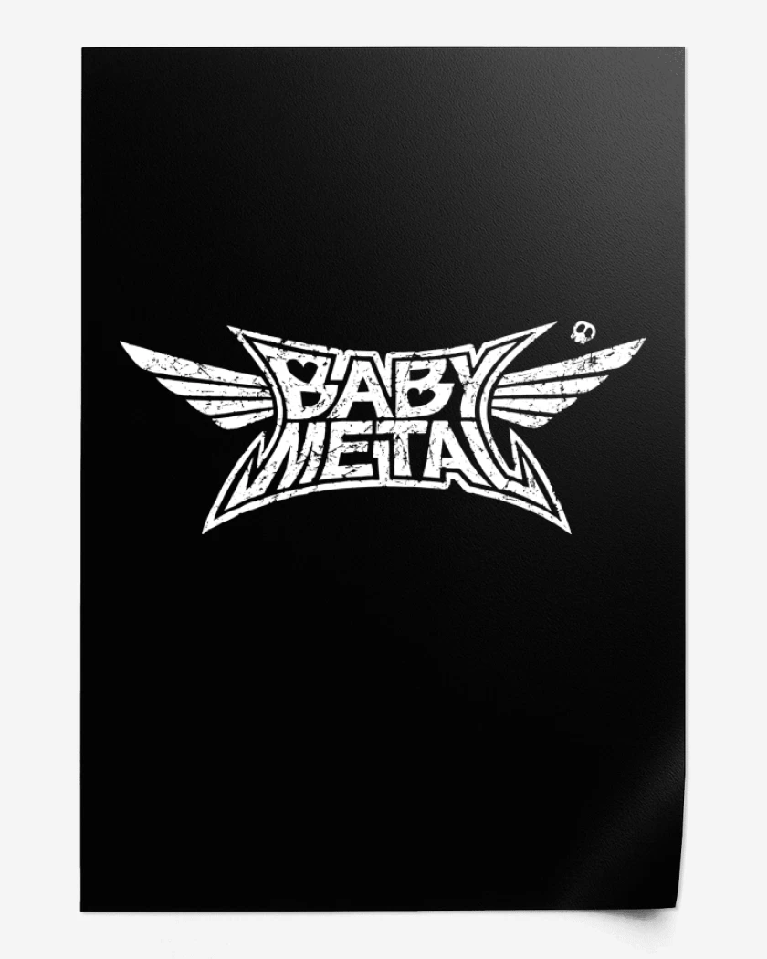 Print Negro de Babymetal Logo