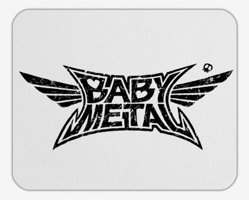 Mousepad Babymetal logo negro