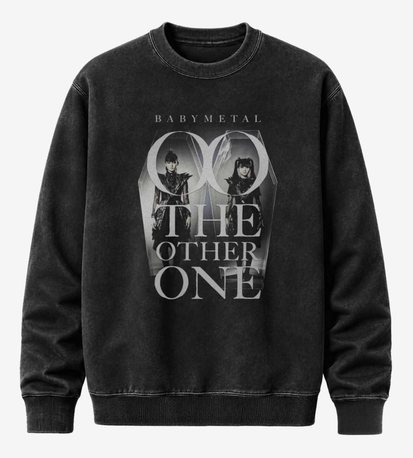 Poleron Polo Acid Wash Negro de Babymetal The Other One
