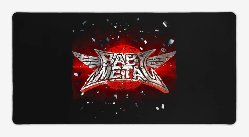 Mouse pad Gamer Negro de Babymetal 1