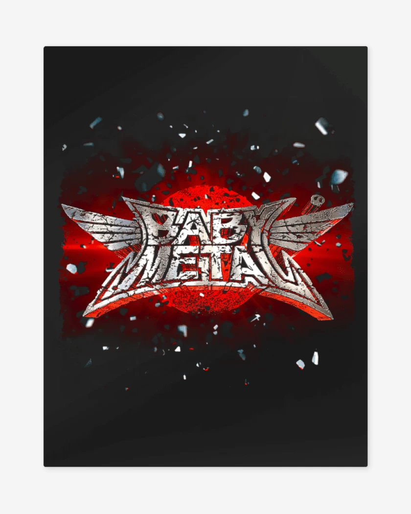 Print metalico Negro de Babymetal 1