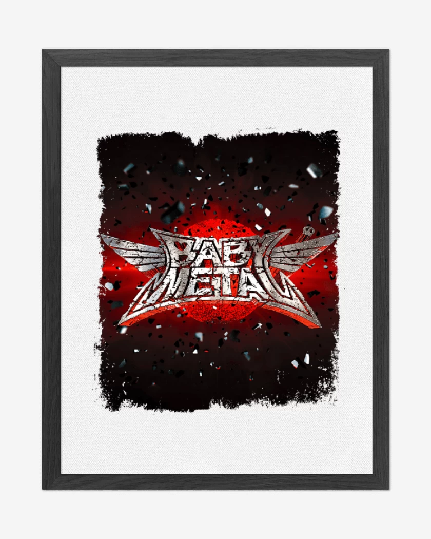 Cuadro decorativo Blanco de Babymetal 1 Blanco