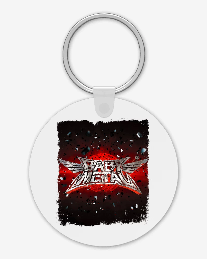 Llavero Blanco de Babymetal 1 Blanco