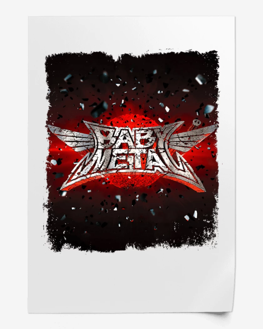 Print Blanco de Babymetal 1 Blanco
