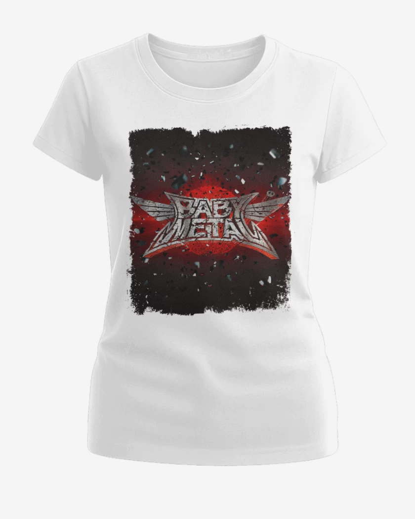 Polera de Mujer Blanco de Babymetal 1 Blanco