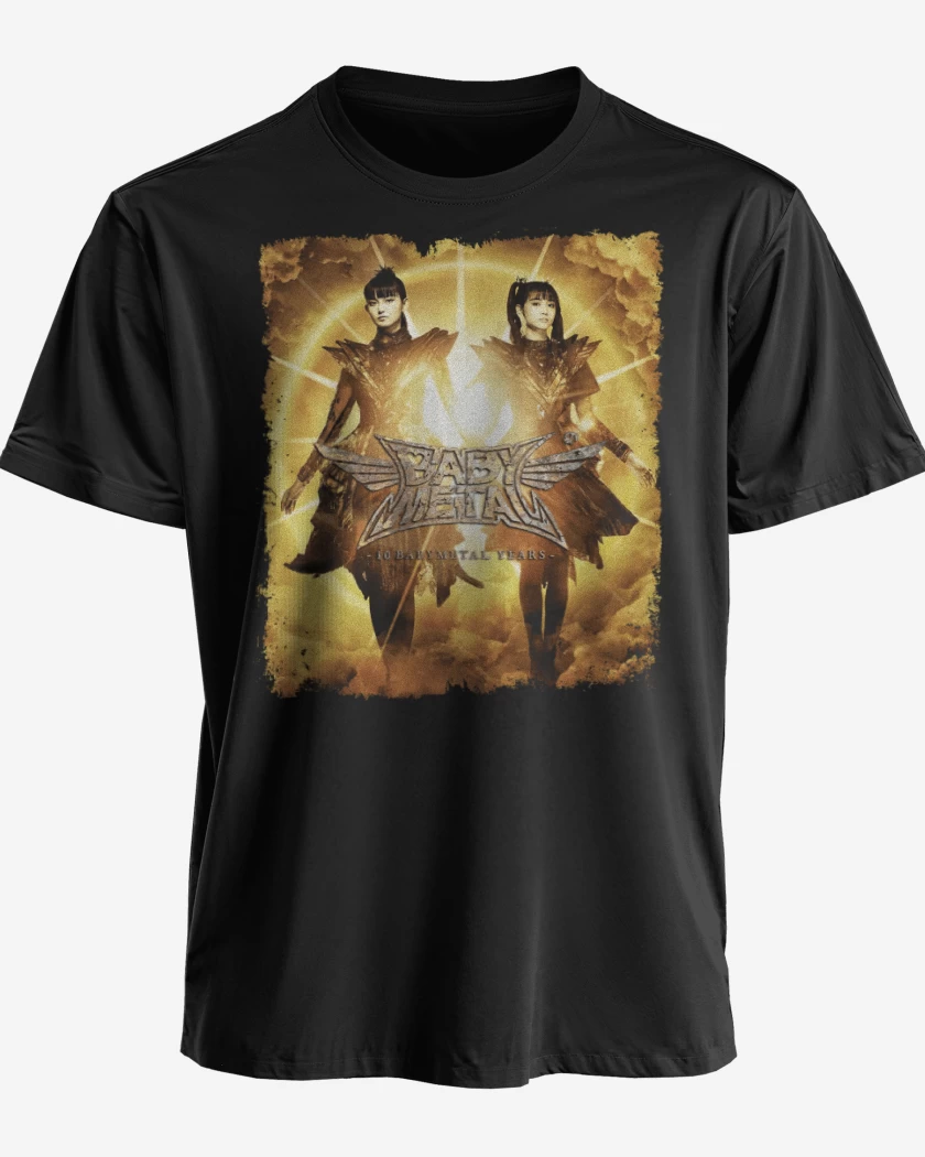 Polera premium Negro de Babymetal Aniversario 10
