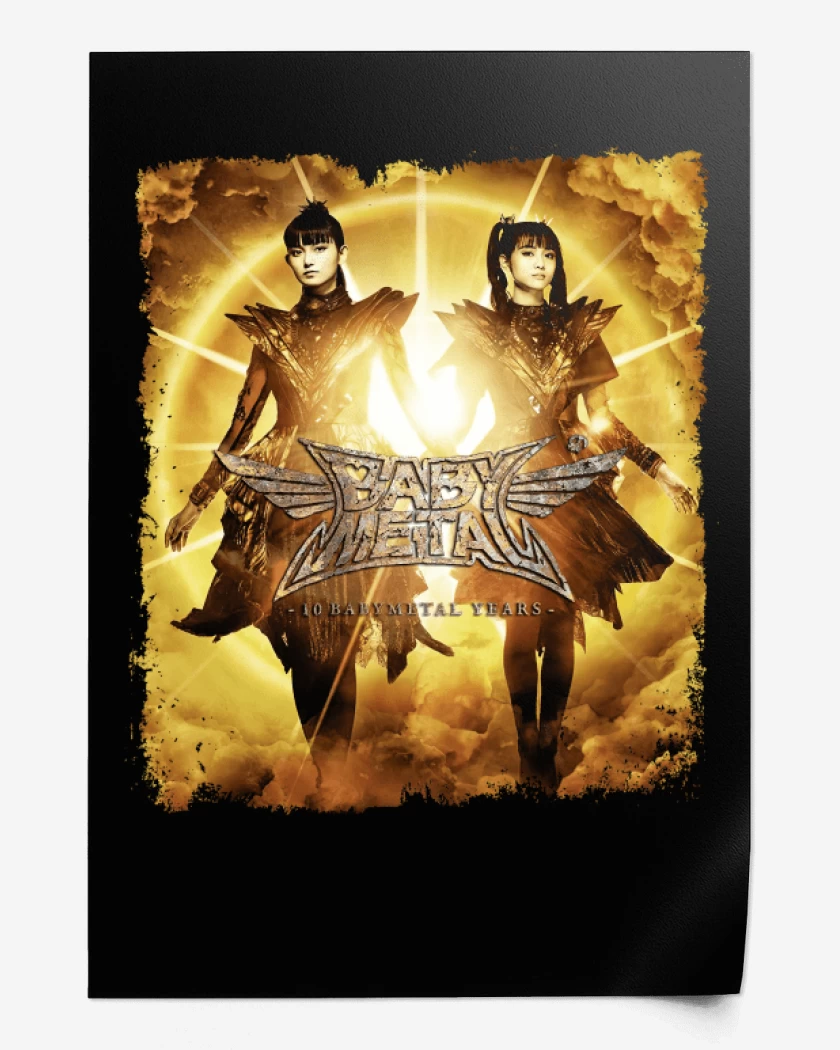 Print Negro de Babymetal Aniversario 10