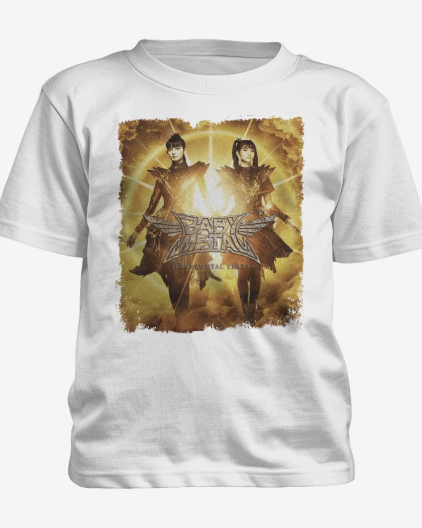 Polera de niño Blanco de Babymetal Aniversario 10 Blanco