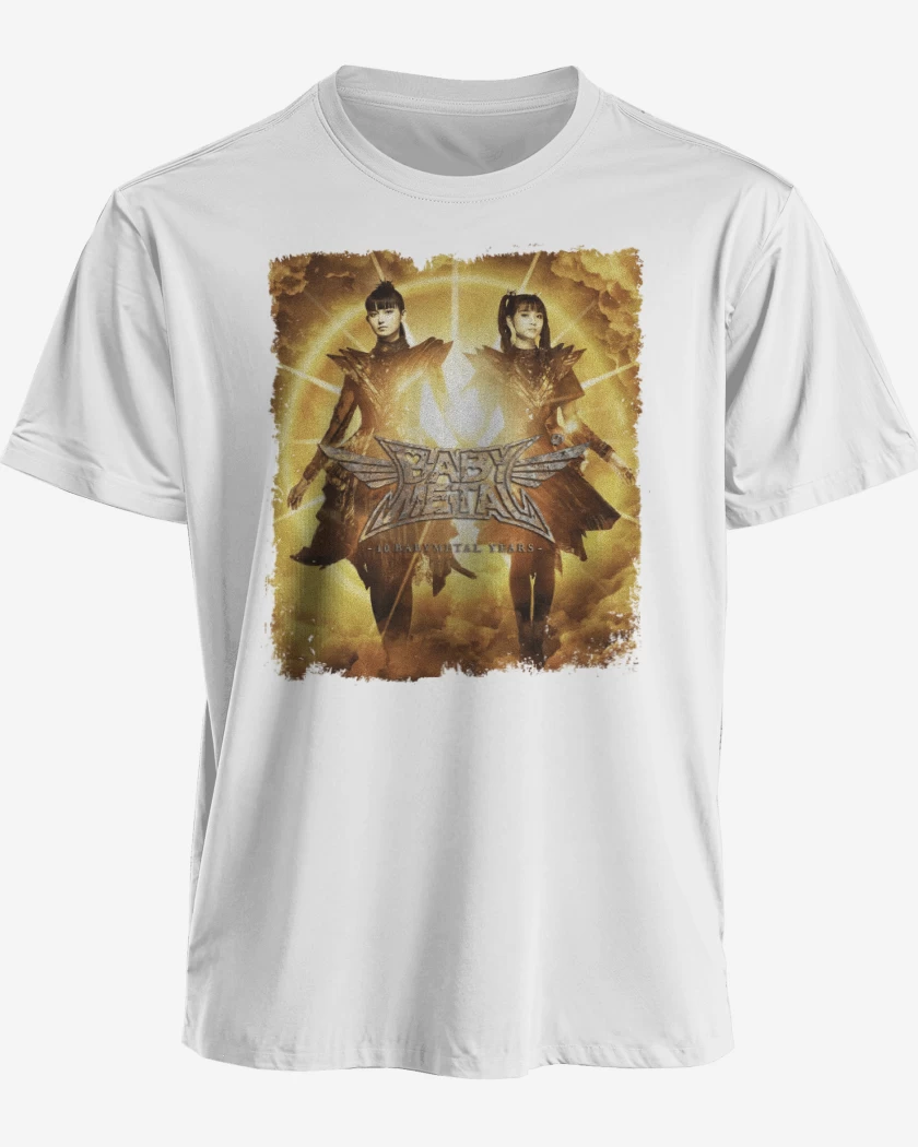 Polera Babymetal Aniversario 10 Blanco