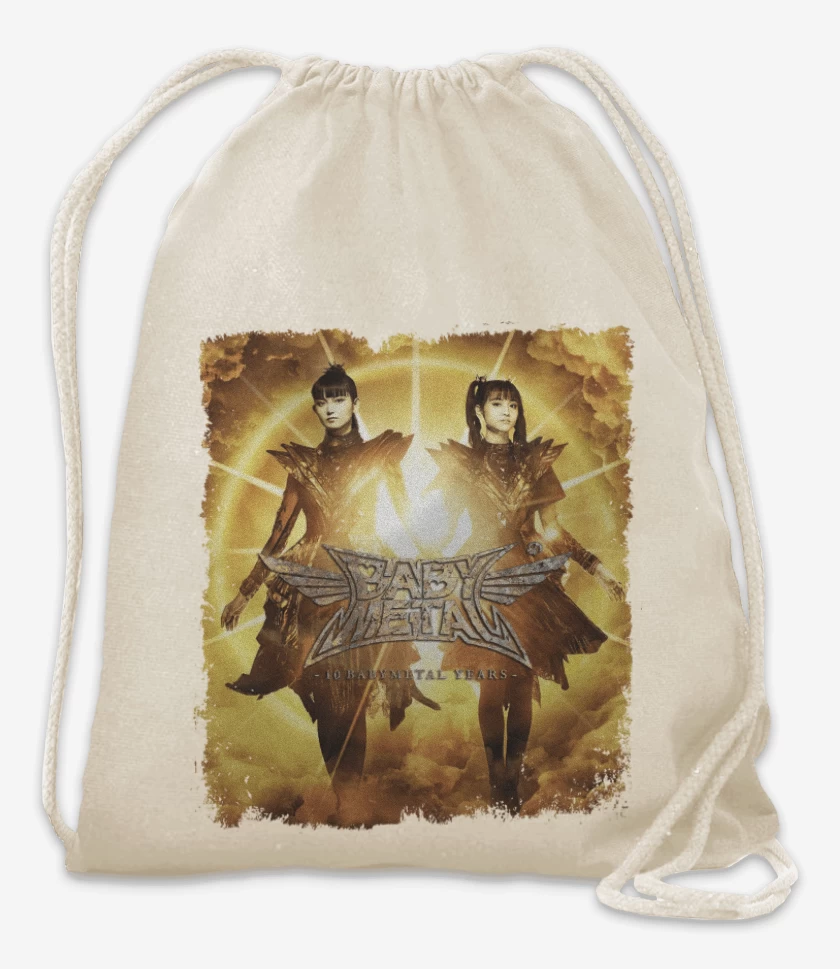 Mochila Blanco de Babymetal Aniversario 10 Blanco