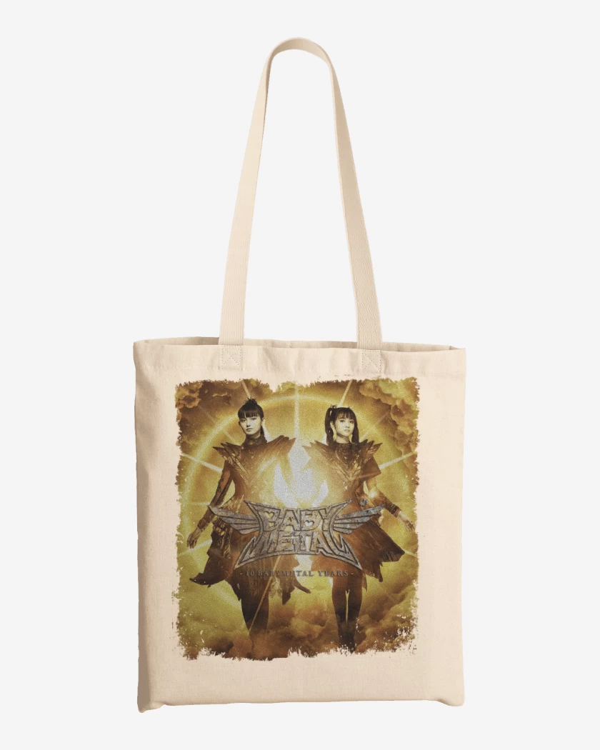 Totebag Babymetal Aniversario 10 Blanco
