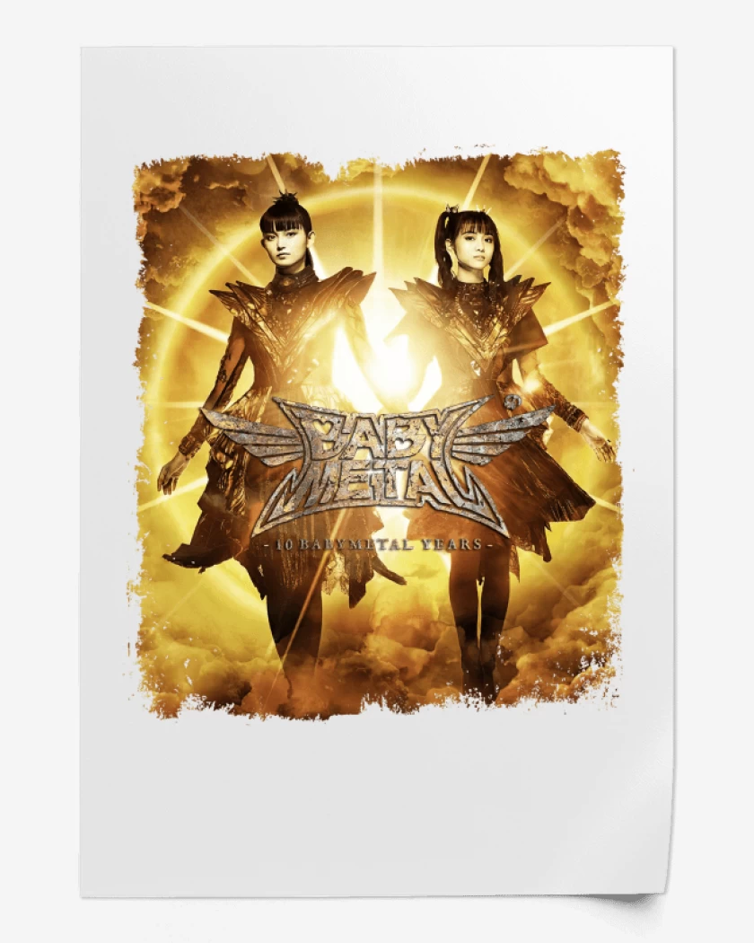 Print Blanco de Babymetal Aniversario 10 Blanco