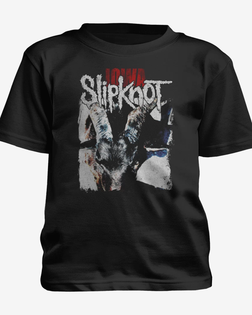 Polera de niño Negro de Slipknot IOWA N