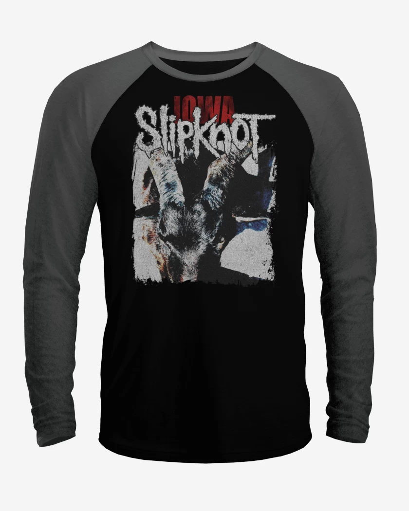 Polera Raglan Slipknot IOWA N
