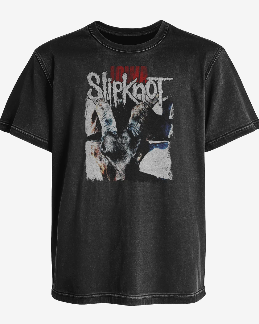 Polera desgastada Slipknot IOWA N