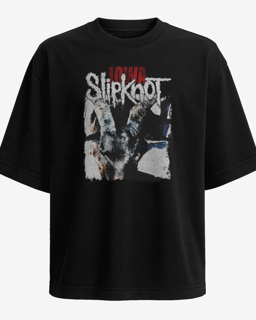 Polera Oversize Slipknot IOWA N