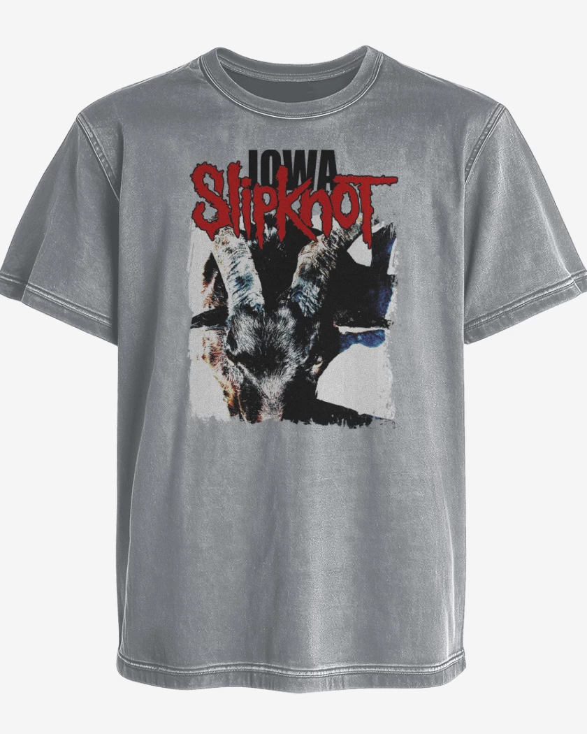 Polera desgastada Slipknot IOWA B