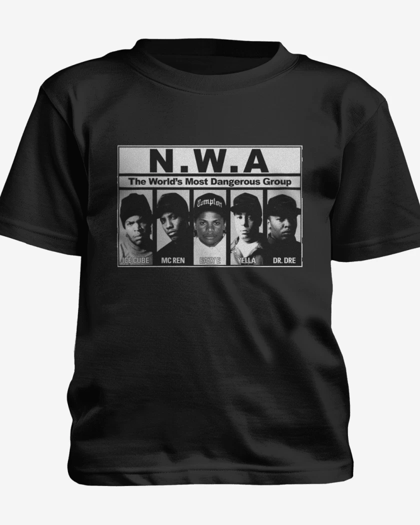 Polera de niño Negro de NWA 