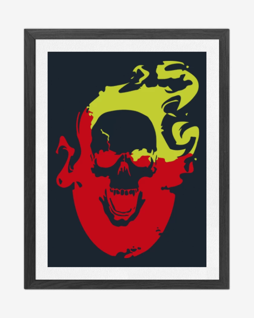 Cuadro decorativo Azul Marino de Ghost rider