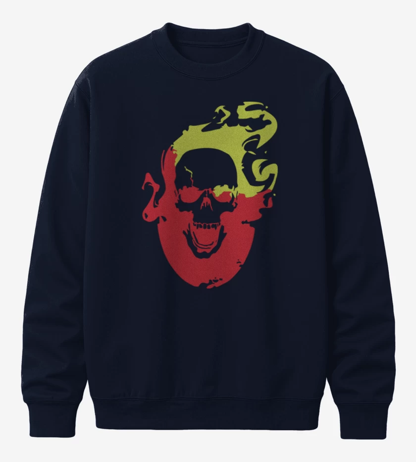 Poleron polo Azul Marino de Ghost rider