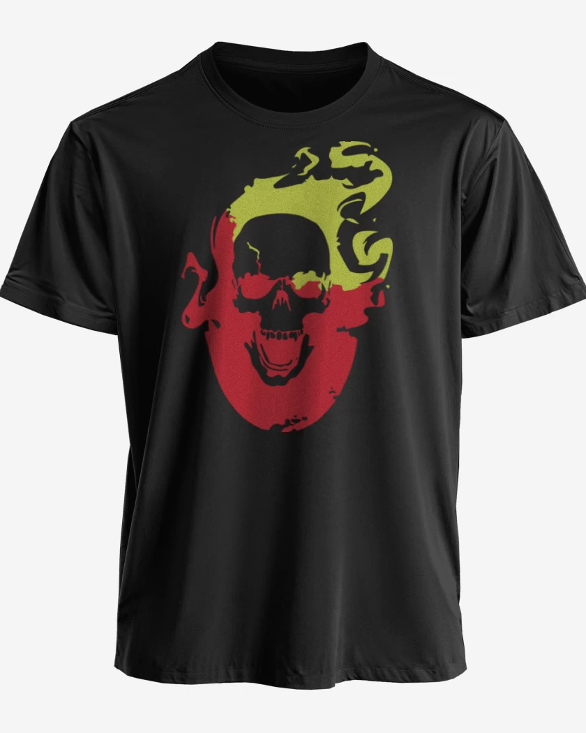 Polera premium Negro de Ghost rider
