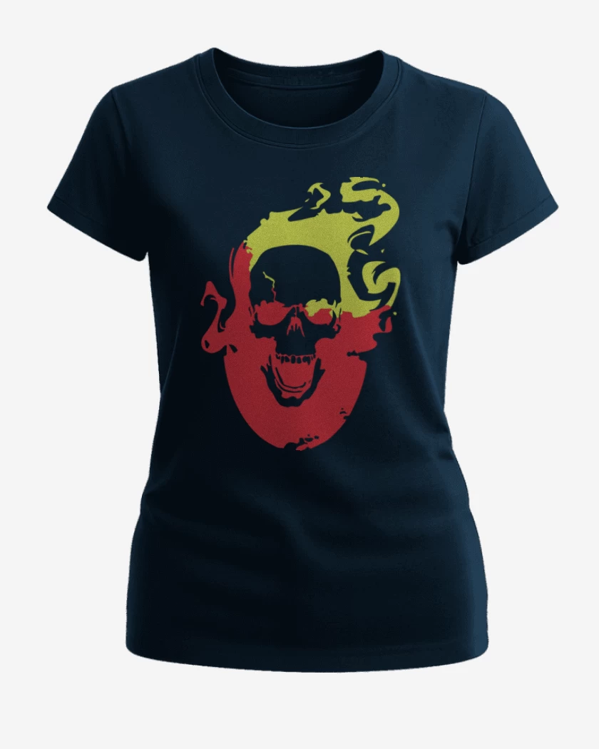 Polera de Mujer Azul Marino de Ghost rider