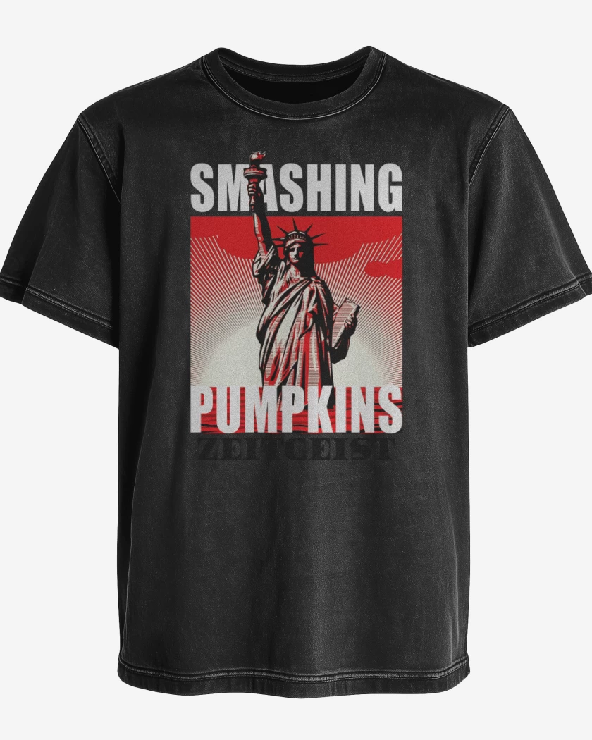Polera desgastada Negro de Zeitgeist