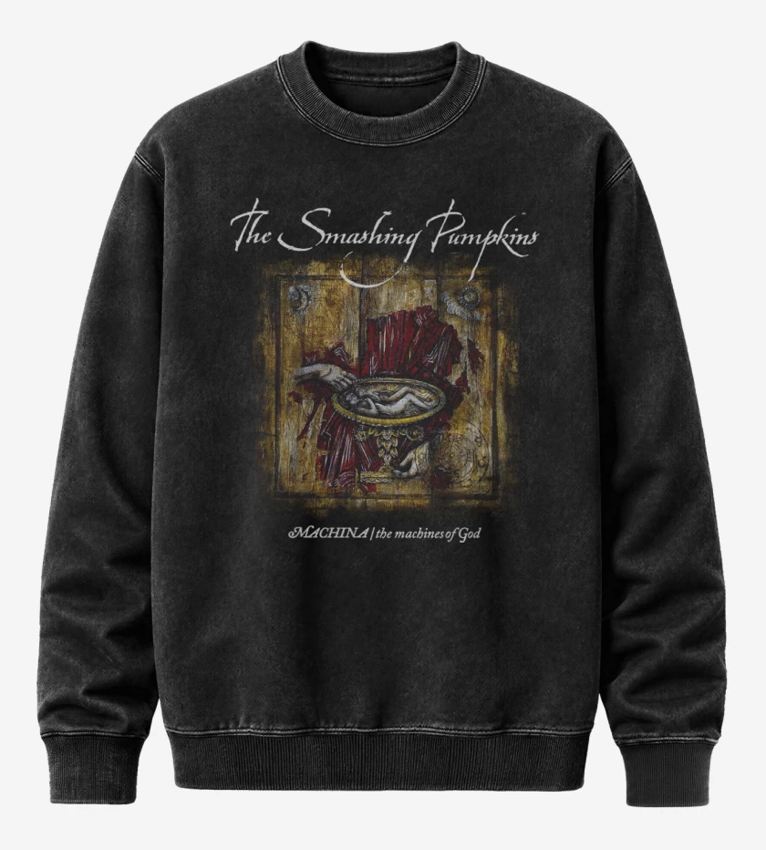 Poleron Polo Acid Wash Negro de MACHINA