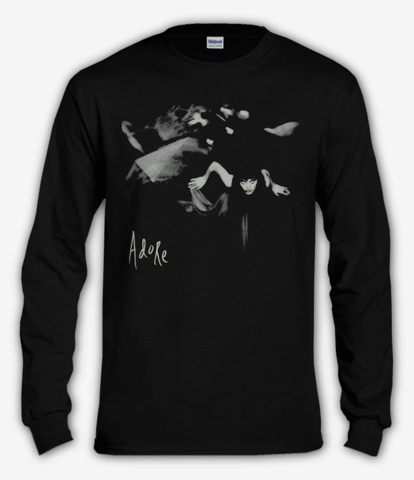 Polera manga larga Negro de Adore