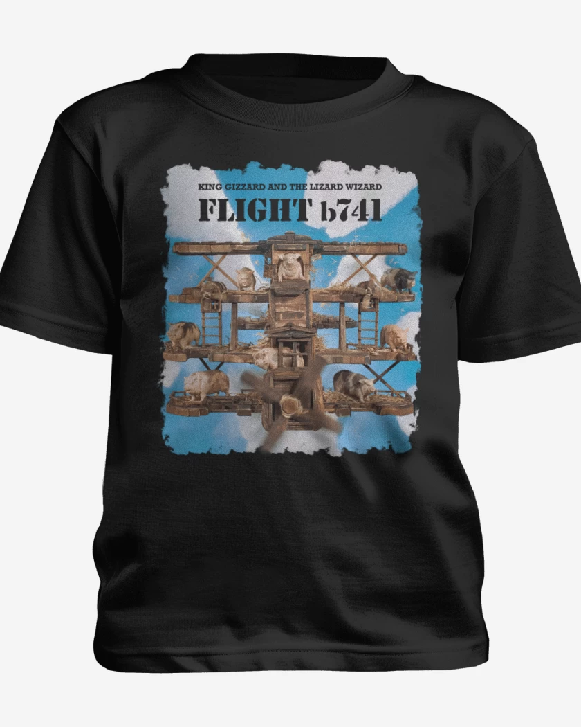 Polera de niño Negro de Flight b741