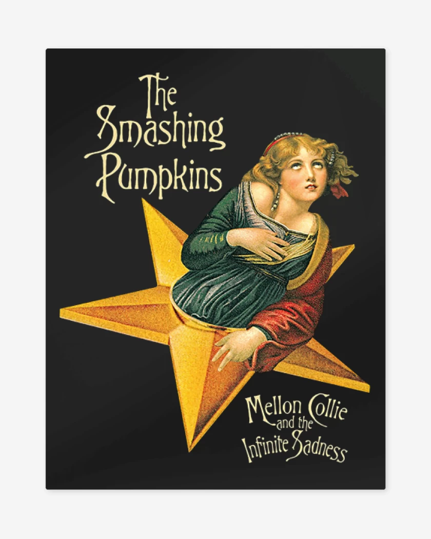 Print metalico Negro de Mellon Collie and the Infinite Sadness