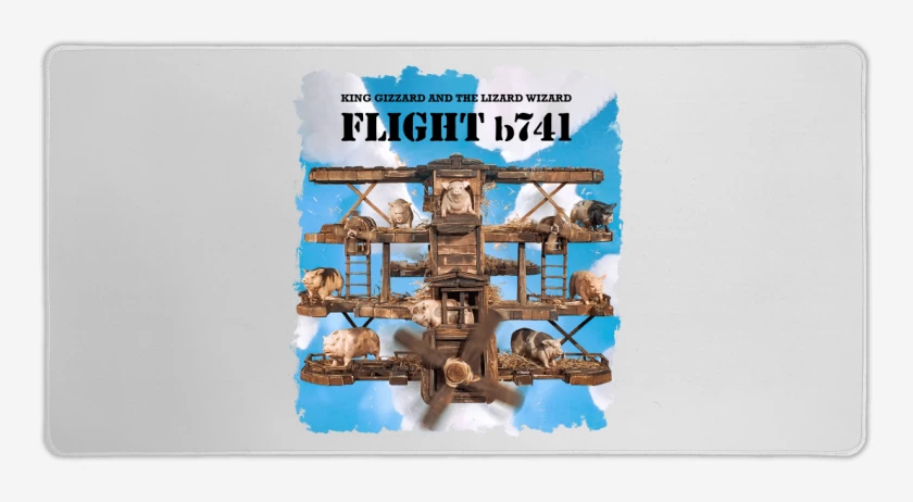 Mouse pad Gamer Blanco de Flight b741 Blanco