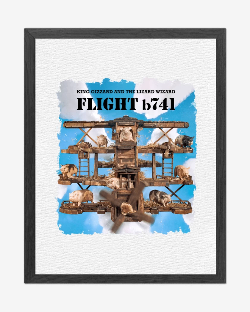 Cuadro decorativo Blanco de Flight b741 Blanco