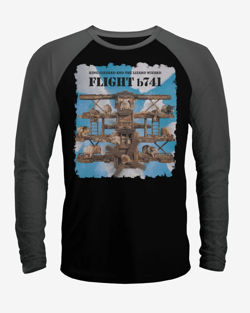 Polera Raglan Flight b741 Blanco