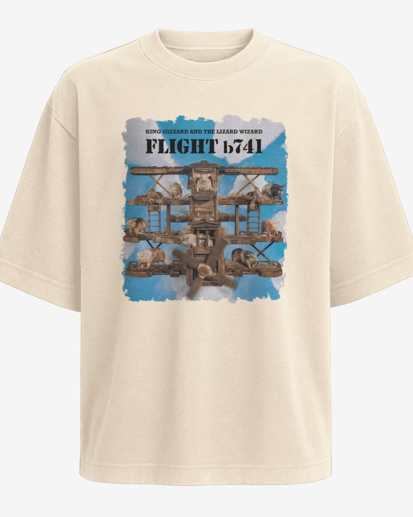 Polera Oversize Flight b741 Blanco