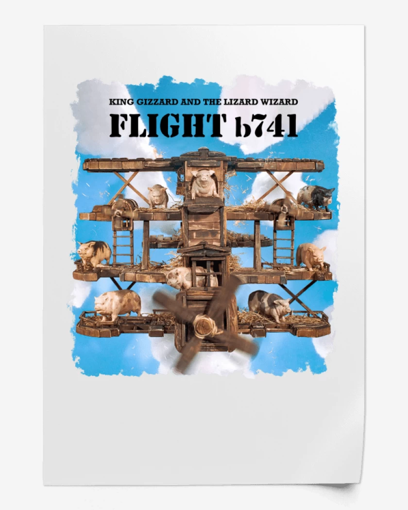Print Flight b741 Blanco