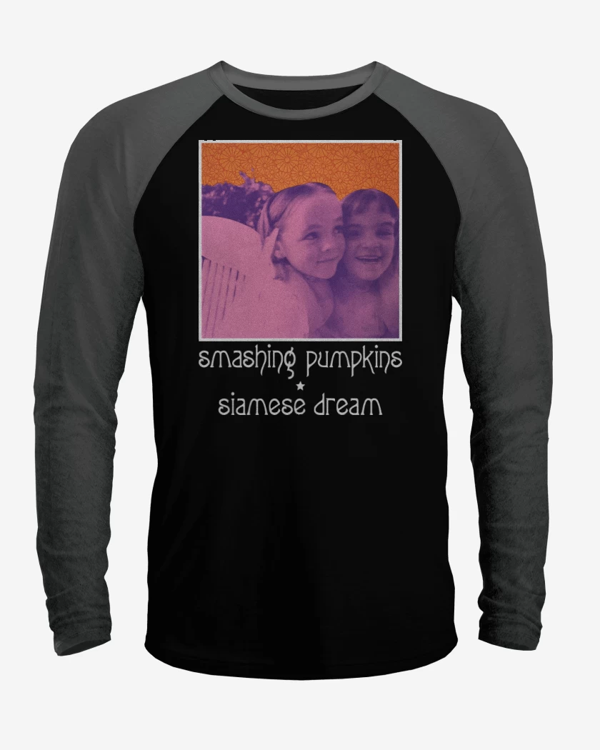 Polera Raglan Negro / Negro Heather de Siamese