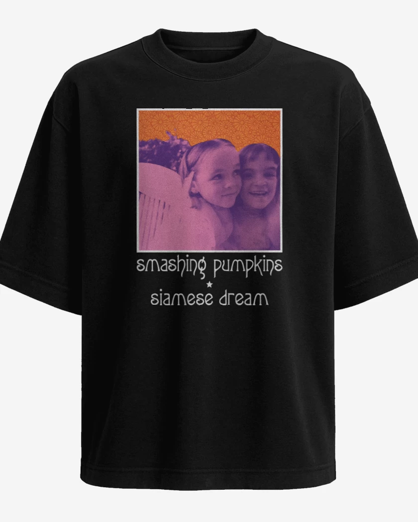Polera Oversize Negro de Siamese