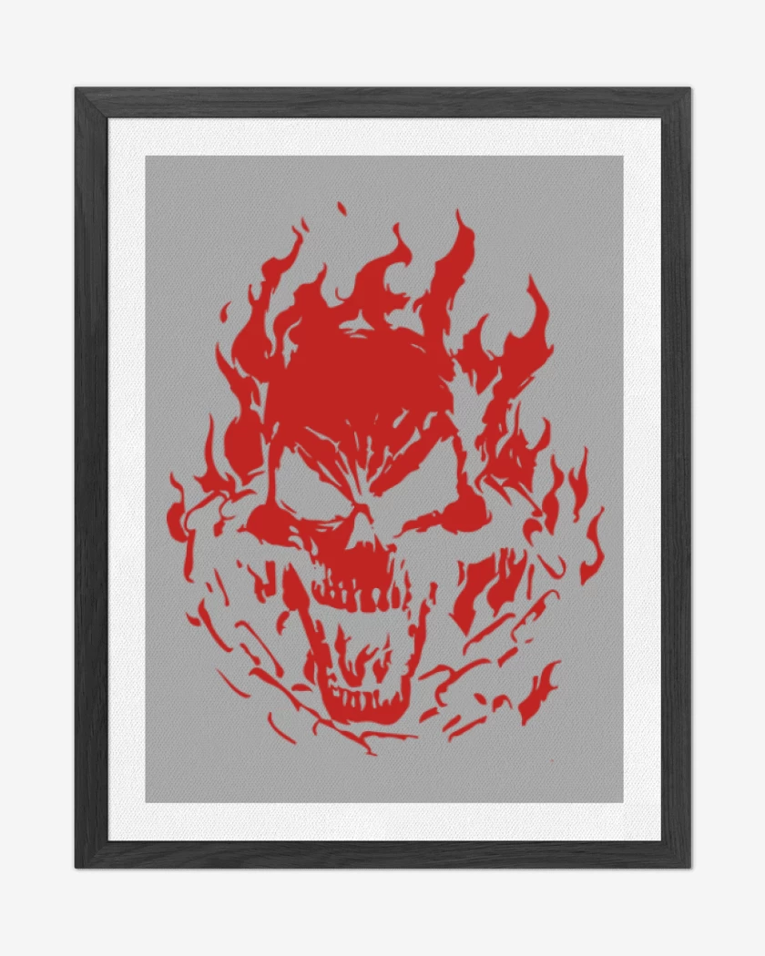 Cuadro decorativo Gris Melange de Ghost rider 2