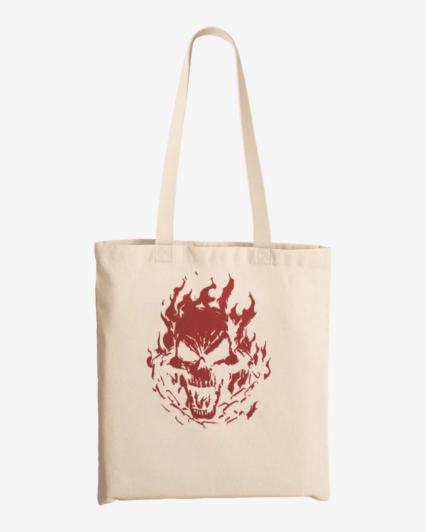 Totebag Blanco de Ghost rider 2