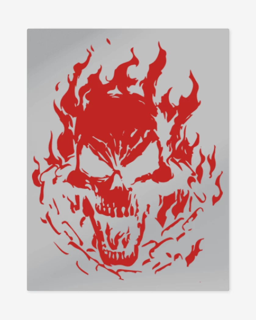 Print metalico Gris Melange de Ghost rider 2