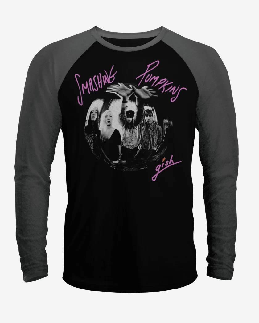 Polera Raglan Negro / Negro Heather de GISH