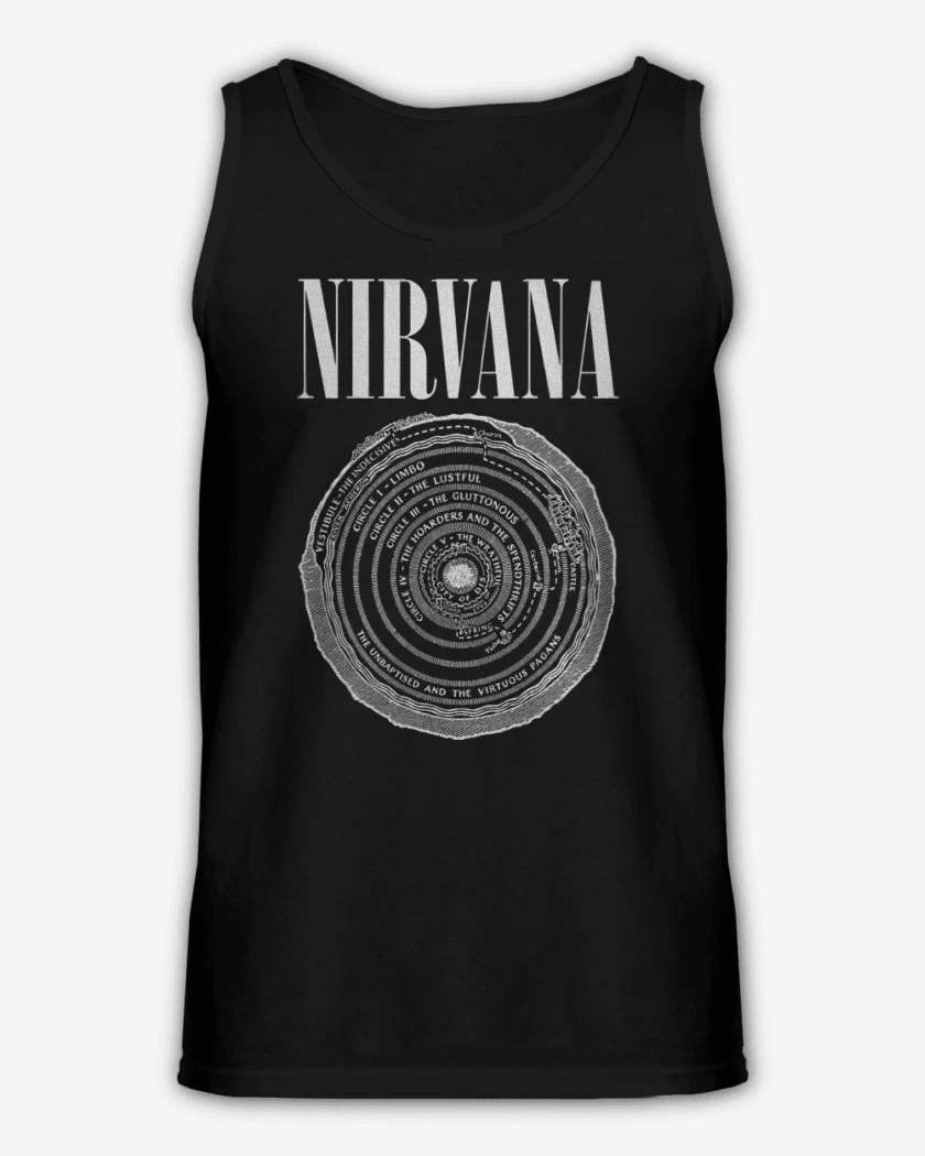 Sudadera Negro de Nirvana Circle 