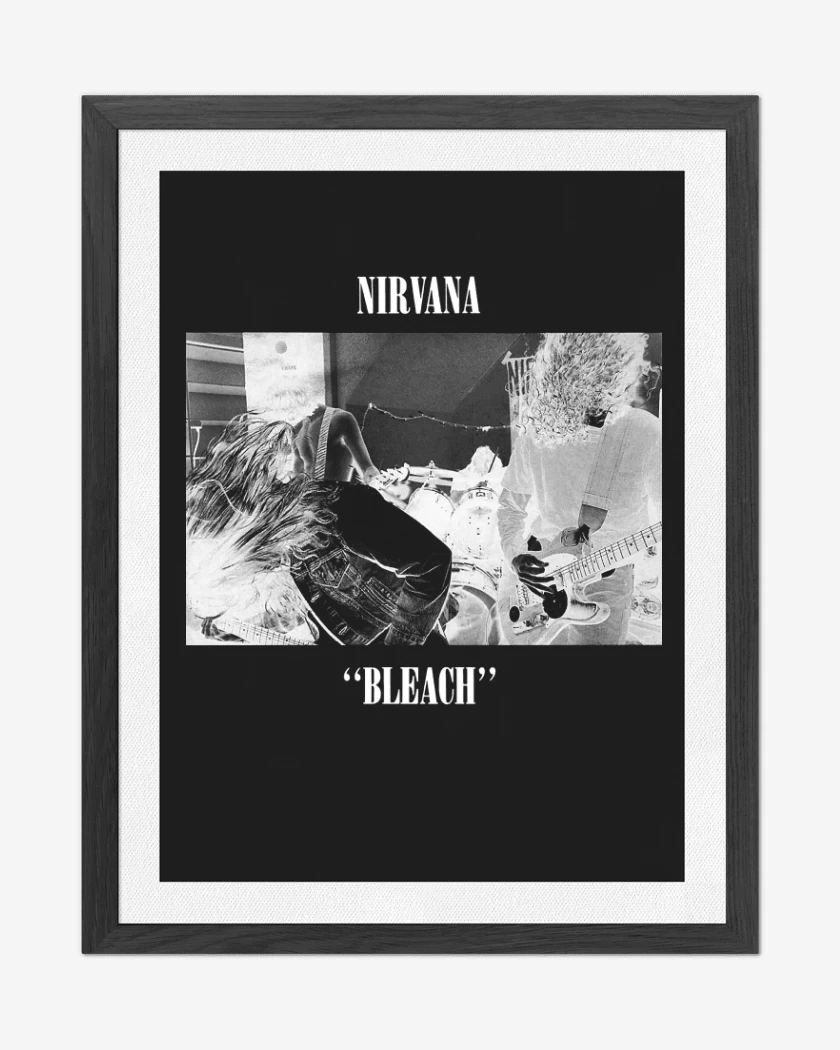 Cuadro decorativo Negro de Nirvana Bleach