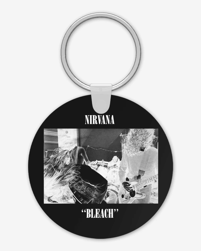 Llavero Negro de Nirvana Bleach